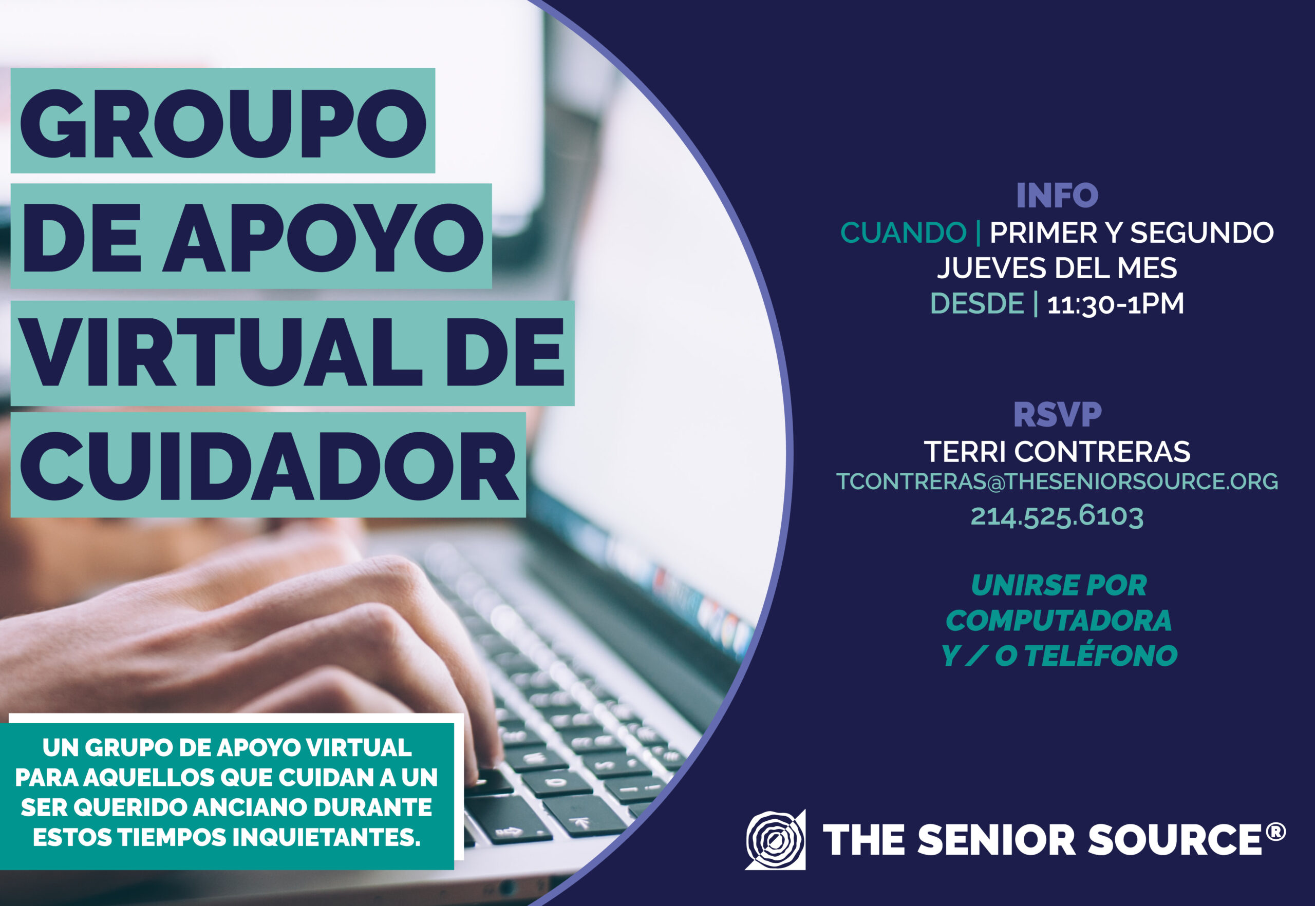 Caregiver Virtual Support Group SPANISH WEB scaled