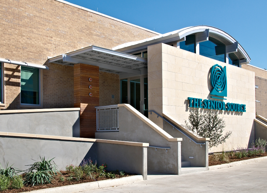 Visitor information The Senior Source building outside contact visitor information